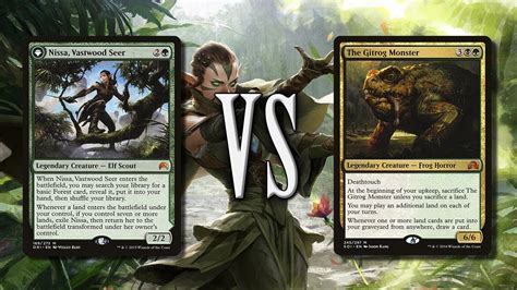 Nissa Vastwood Seer Vs The Gitrog Monster Commander EDH Tribalkai