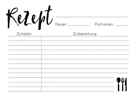 Recipe cards download | Rezeptkarten, Kochbuch vorlage, Kochbuch selbst
