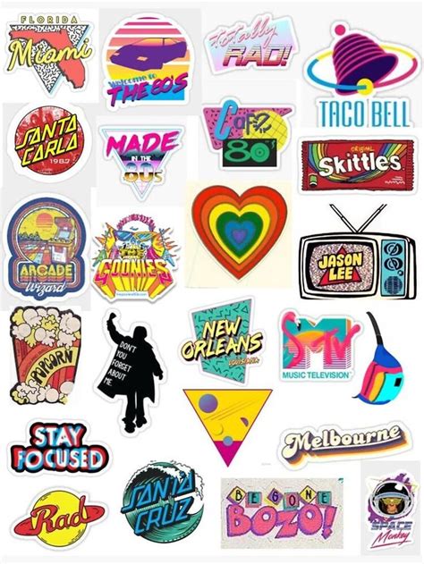 80s Stickers for Sale | Aesthetic stickers, Cool stickers, Tumblr stickers