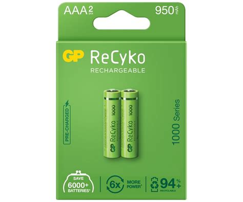 GP Recyko R03 AAA 950mAh 2 Sztuki