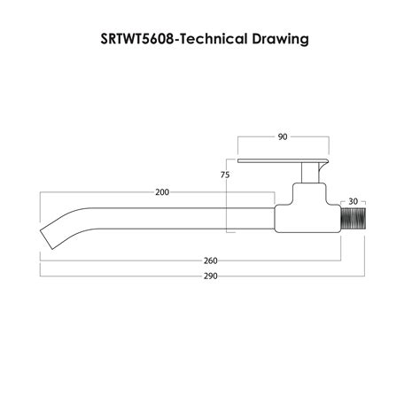 BASIN COLD TAP SRTWT5608 BL