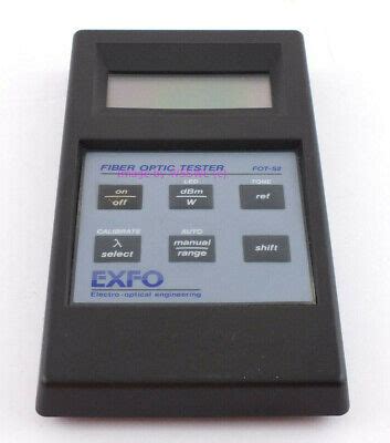 Exfo Fot Fiber Optic Tester Front Half For Parts Ebay