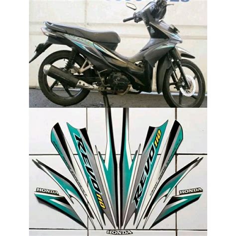 Jual Stiker Revo Cw Silver Tahun Striping Lis Standar Ori