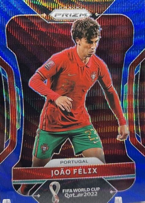 Joao Felix Prizm World Cup Blue Wave Price Guide