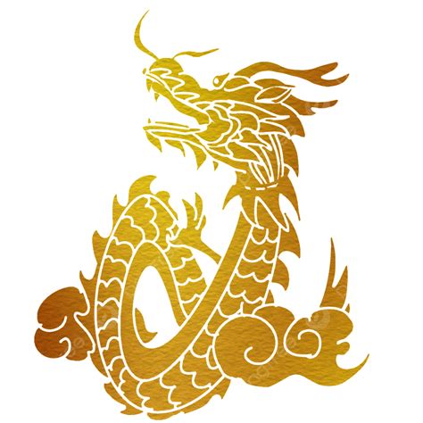 Golden Dragon Hd Transparent, Golden Dragon Paper Cut, Paper Cutting ...