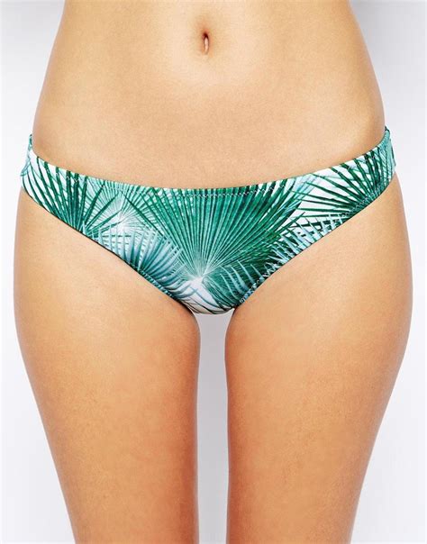 ASOS Bas de bikini taille basse à imprimé Asos Pickture