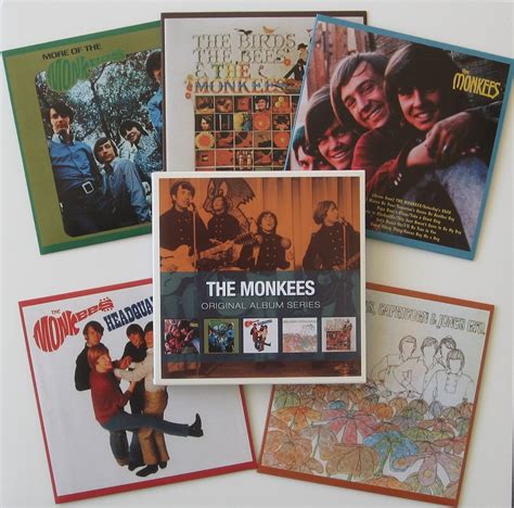 The Monkees - The Monkees REMASTERED 5 ORIGINAL Albums on 5 CDs. Each in a 5X5 Full Color ...