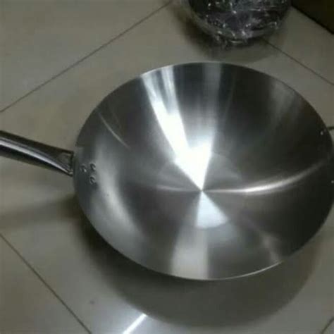 WAJAN NASI GORENG UK 43 STAINLESS STEEL Lazada Indonesia