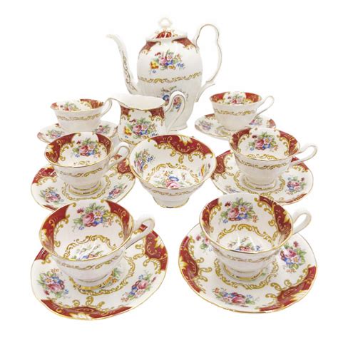 Royal Albert Canterbury Coffee Service Clyde On 4th Antiques