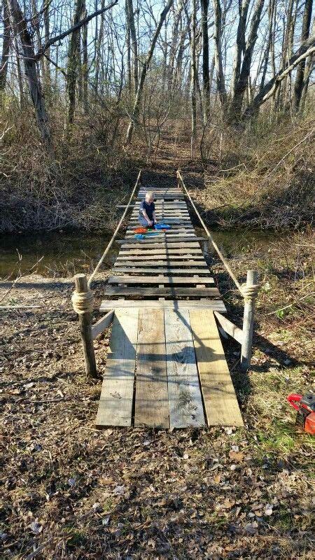 Diy Pallet Bridge Only Took 2 Days To Finish And Cost Almost Nothing