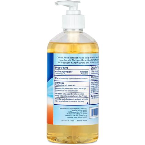Clorox 16 Fl Oz Citrus Burst Antibacterial Hand Soap Bbp16552 At