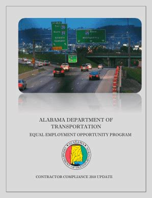 Fillable Online Alabama Department Of Transportation Affirmative Action