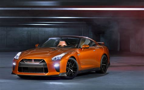 วอลเปเปอร์ นิสสัน Gtr รถสีส้ม ซูเปอร์คาร์ รถสปอร์ต Nissan Gt R