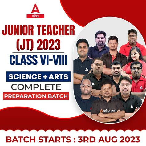 A COMPREHENSIVE BATCH For Odisha Primary Junior Teacher Class VI VIII