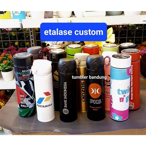 Jual Custom Tumbler Termos Botol Minum Stainless Custom Laser Uv Laser