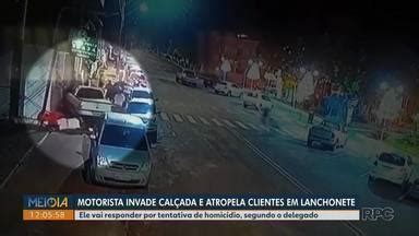 Meio Dia Paraná Londrina Motorista que atropelou clientes de bar