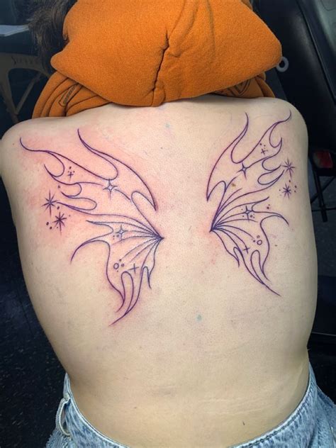 Fairy Wings Back Tattoo Pretty Tattoos For Women Butterfly Wing