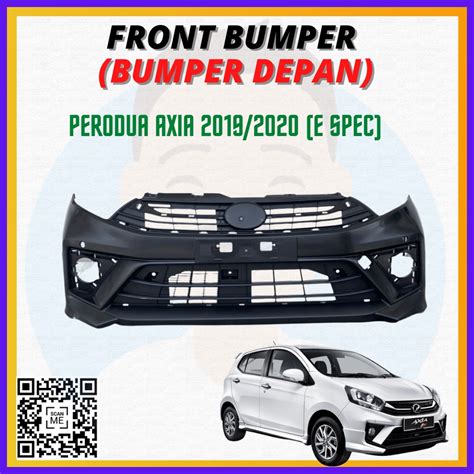 PERODUA AXIA 2019 2020 E SPEC GXTRA FRONT BUMPER DEPAN 100 ORIGINAL