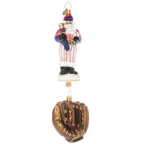 Christopher Radko Slugger Santa Ornament 1021290 Borsheims