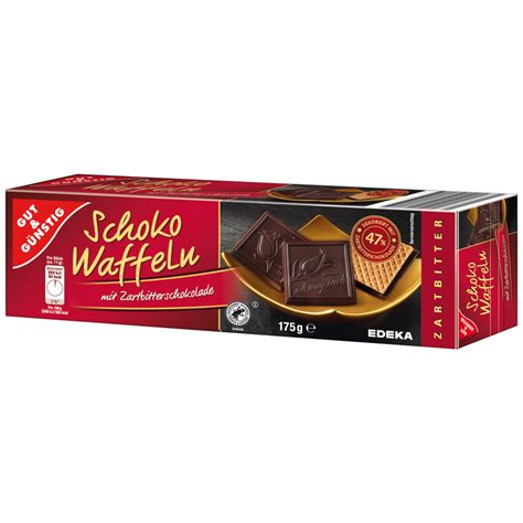 Schoko Waffeln Zartbitter Edeka