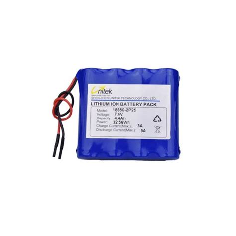 Buy 7 4v 4400mah Lithium Ion Battery Pack 18650 2s2p From Deguang