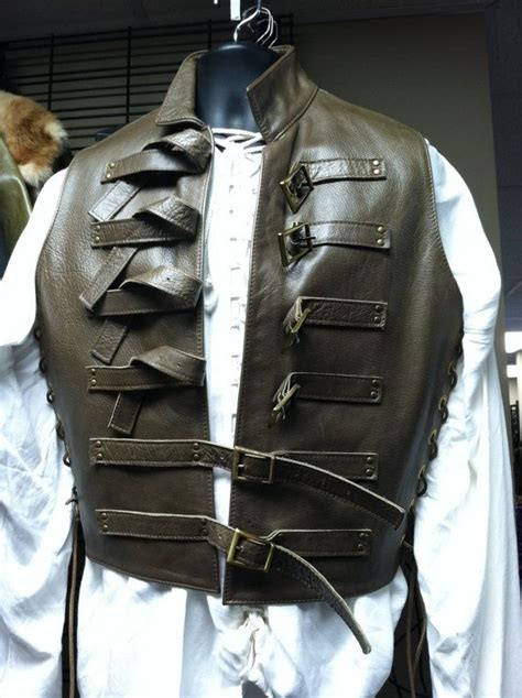 Steampunk Style Mens Leather Vest Sz Small By Theleatherlair 34500 Steampunk Fashion Mens