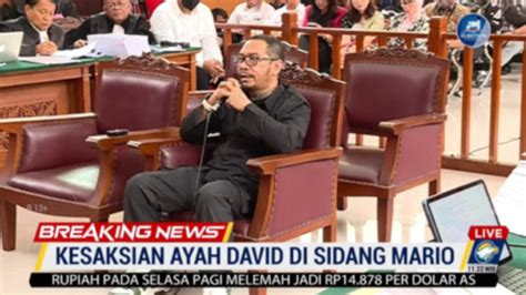 Ayah David Ungkap Kejanggalan Penyelidikan Kasus Penganiayaan Mario Dandy