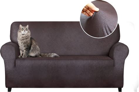 Amazon.com: Molasofa Love Seat Covers Covers for Home Décor,Soft Loveseat Covers Leather-Like ...