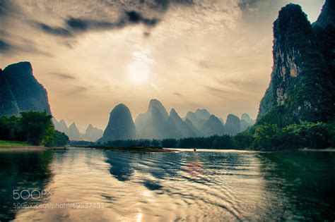 Guilin China Karst Limestone Hills by Anthony Maw / 500px