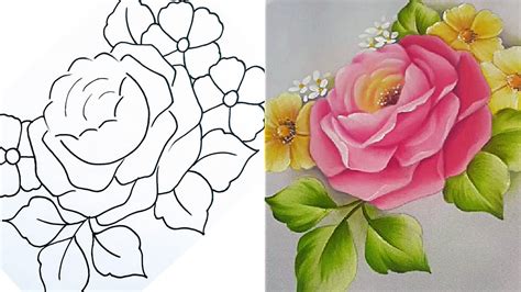 Top 91 Imagen Dibujos De Flores Para Dibujar En Tela Viaterra Mx