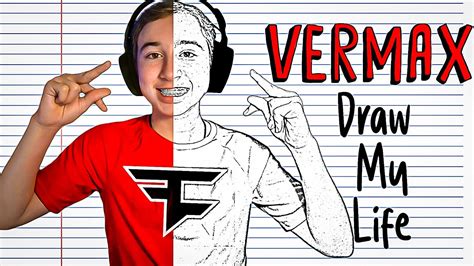 Draw My Life Faze Vermax Youtube