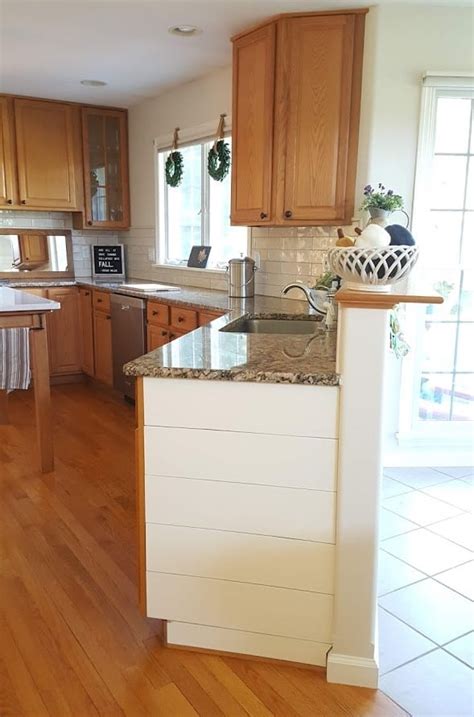 How To Update Honey Oak Kitchen Cabinets Without Painting The Walls