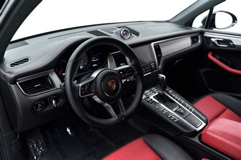 porsche macan red interior