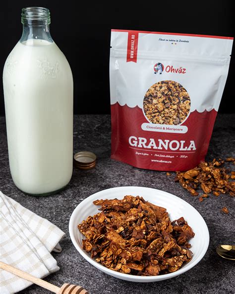 Granola Cu Ciocolata Si Merisoare Ohvaz