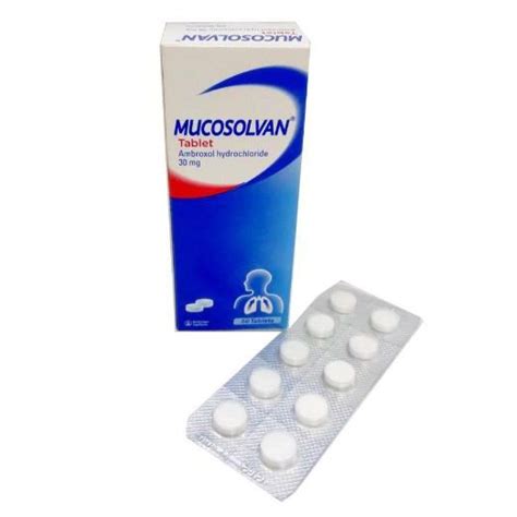 Mucosolvan Tablet Ambroxol Hydrochloride 30mg 50 Tabs Cair Kahak