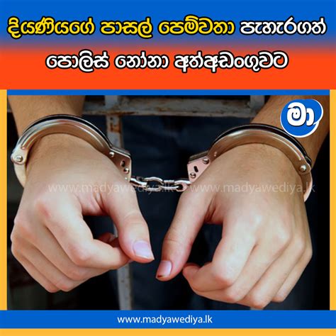 දියණියගේ පාසල් පෙම්වතා පැහැරගෙන ගොස් පහර දුන් පොලිස් නෝනාට අත්අඩංගුවට