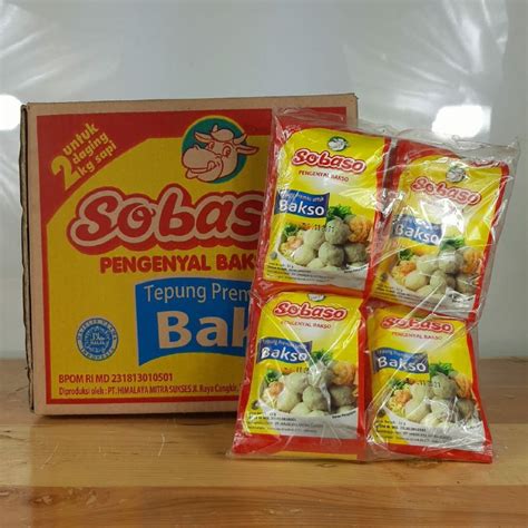 Jual Pak Tepung Pengenyal Bakso Sobaso Isi Pcs Shopee Indonesia