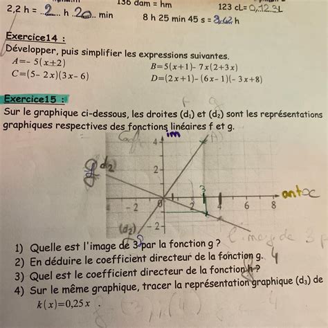 Bonjour Je Suis Bloqu Pour Un Exercice Est Ce Que Vous Pourriez M