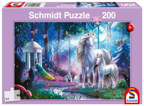 Puzzle Jednorożec i źrebak 200 el Schmidt Sklep EMPIK