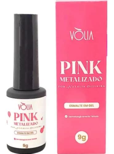 Esmalte Em Gel Pink Metalizado G V Lia Mercadolivre