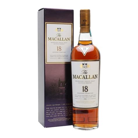 Macallan 18 Year Old Sherry Oak 1992 Whisky From The Whisky World UK