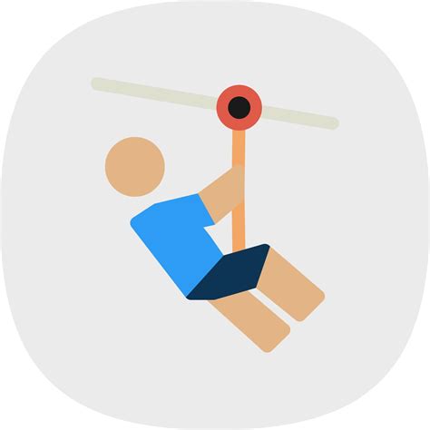 Zipline Vector Icon Design 16962172 Vector Art At Vecteezy