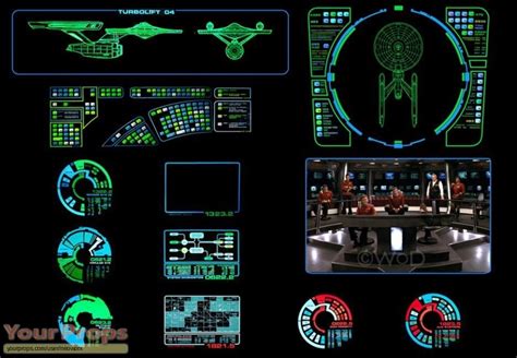 Star Trek Vi The Undiscovered Country Enterprise A Bridge Panels