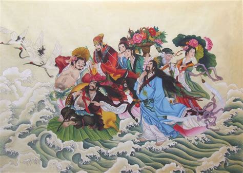 Eight Immortals Chinese The Eight Immortals Painting The Eight