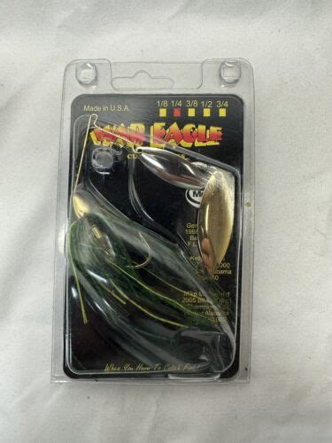 War Eagle 2 Willowleaf Blade Spinnerbait 14oz Nickel Head Watermelon