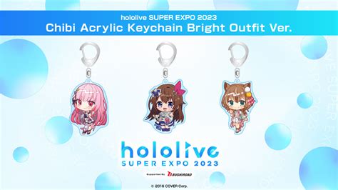 Hololive Super Expo 2023 Chibi Acrylic Keychain Bright Outfit Ver