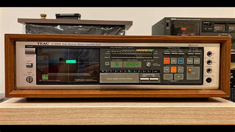 TEAC V 95RX Auto Reverse Cassette Deck 1982 YouTube