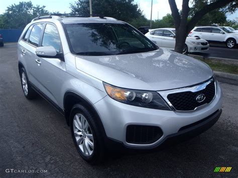 Bright Silver 2011 Kia Sorento Lx V6 Exterior Photo 86159309