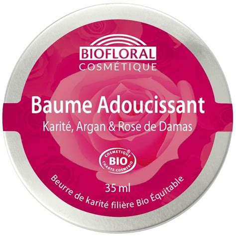 Baume Adoucissant Karit Argan Et Rose De Damas Bio Ml Biofloral