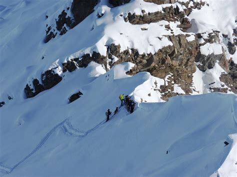 Enchastraye Monte Da Grange Sci Alpinismo Pellata A Bersezio